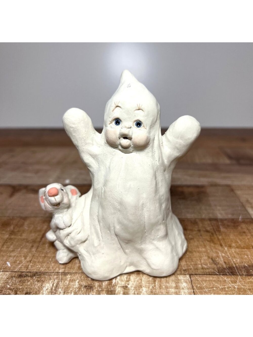 DreamsicGhost Figurine With Mouse Companion Perfect For Halloween Or Year-Round